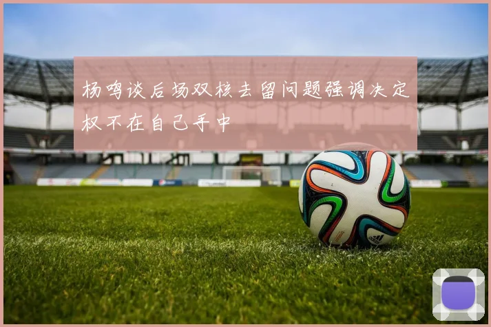 杨鸣谈后场双核去留问题强调决定权不在自己手中